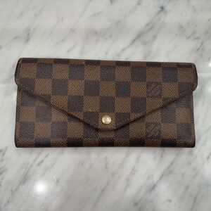 Louis Vuitton Brown Checkered Wallet